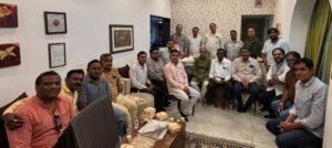 संगठन सृजन अभियान के तहत शहीद पंकज विक्रम वार्ड की बैठक संपन्न।