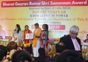 भिलाई इस्पात संयंत्रकर्मी श्रीमती पुष्पा एम्ब्रोस, ‘भारत गौरव रत्न श्री सम्मान’ से सम्मानित