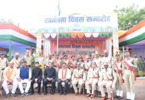 जिले में 79वां स्वतंत्रता दिवस हर्षाेल्लास व गरिमा के साथ मनाया गया