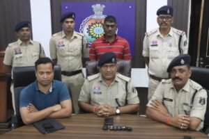 मंदिरों में चोरी करने वाला आरोपी पुलिस के गिरफ्त में।