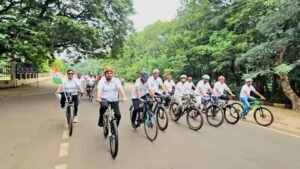 मेजर ध्यानचंद की स्मृति में फिट इंडिया छ.ग. राज्य स्तरीय सायकल रैली का आयोजन संपन्न