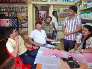 राठी रासायनिक खाद भण्डार अरमरीकला के विरूद्ध कार्यवाही