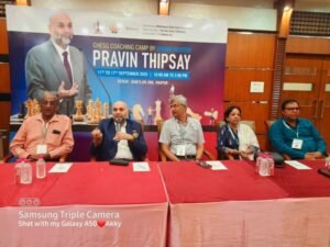 सात दिवसीय शतरंज प्रशिक्षण शिविर का ग्रैंड मास्टर प्रवीण थिप्से ने किया शुभारंभ