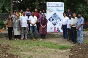 रिसाली में बनेगा रजत जयंती उद्यान -अधिकारी कर्मचारियों ने किया पौधारोपण