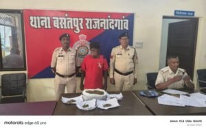गांजा तस्कर को पुलिस ने किया गिरफ्तार, न्यायक रिमांड पर भेजा गया जेल