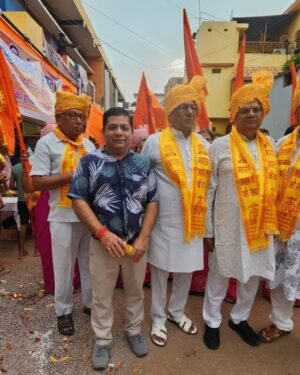 सिंधी समाज भिलाई ने सामाजिक समरसता की भावना से अग्रवाल समाज भिलाई द्वारा अग्रसेन जयंती के उपलक्ष्य में आयोजित भगवान अग्रसेन की शोभायात्रा का किया स्वागत