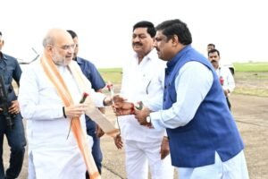 केन्द्रीय गृह एवं सहकारिता मंत्री अमित शाह से मिले मंत्री गजेन्द्र यादव