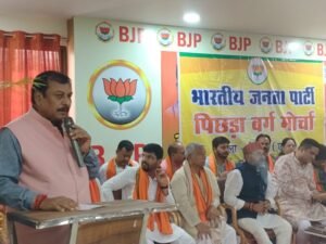 भाजपा संगठन को मजबूत करने में ओबीसी मोर्चा निभाएगा अग्रणी भूमिका – डॉ. अशोक साहू