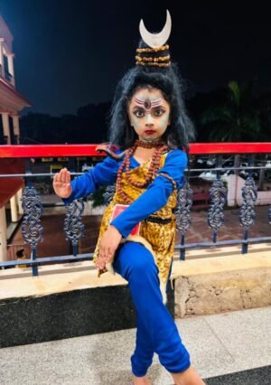 शिव तांडव की प्रस्तुति देकर अद्रिजा ने जीता प्रथम पुरस्कार