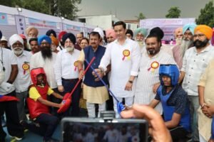 न्यू गतका स्पोर्ट्स एसोसिएशन छत्तीसगढ़ के अध्यक्ष इंद्रजीत सिंह के नेतृत्व में 13वीं नेशनल गतका चैंपियनशिप 2025 का भिलाई में हुआ भव्य उद्घाटन