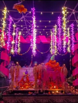 गौरा-गौरी की शोभायात्रा धूमधाम से संपन्न