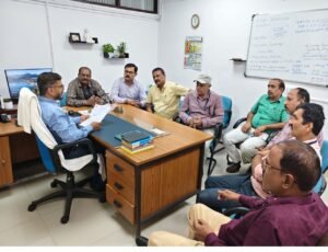 बीएसपी के अंदर और बाहर सुरक्षा को लेकर यूनियन ने प्रबंधन को सौंपा ज्ञापन