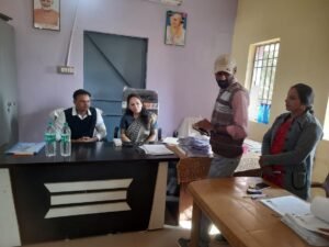 प्रभारी सचिव ने किया विशेष गहन पुनरीक्षण कार्यों का औचक निरीक्षण