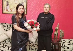 स्वाती साहू ने राष्ट्रीय महासचिव रामलाल गुप्ता से की भेंट