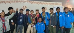 छत्तीसगढ़ के स्काउट्स ने नेपाल के छात्रों से की सौहार्द्र पूर्ण मुलाकात