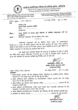 साय सरकार पंजीयन विभाग के माध्यम से जनता को लूट रही है