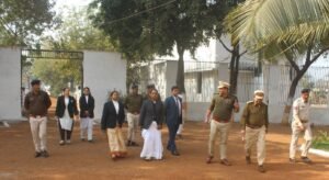 डीजे के निर्देश पर दुर्ग कोर्ट के जजों ने किया केन्द्रीय जेल दुर्ग निरीक्ष