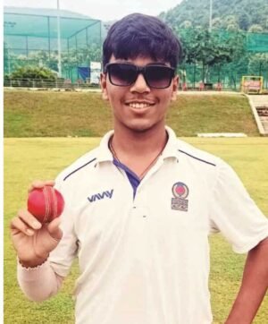 अंकित का विजय मर्चेंट ट्राफी हेतु चयन*क्रिकेट में बड़ी सफलता