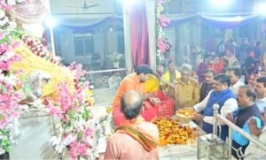 3 दिवसीय साईं महोत्सव में पहुँचे मंत्री गजेन्द्र यादव