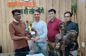 चेंबर ऑफ कॉमर्स का प्रतिनिधि मंडल मिला वित्तमंत्री ओपी चौधरी से