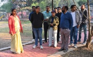 आयुक्त ने उद्यानों, वाटर एटीएम एवं साफ-सफाई का किया निरीक्षण
