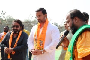 जामुल में होने वाली श्री रामकथा के भूमिपूजन कार्यक्रम में शामिल हुए इंद्रजीत सिंह छोटू