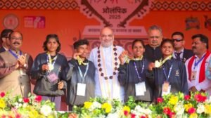 केन्द्रीय गृह एवं सहकारिता मंत्री अमित शाह ने आज छत्तीसगढ़ के जगदलपुर में बस्तर ओलिंपिक के समापन समारोह को संबोधित किया