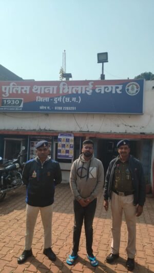 कल्याण कॉलेज भिलाई में उपद्रव मचाने वाले NSUI नेता आकाश कन्नौजिया नागपुर से गिरफ्तार