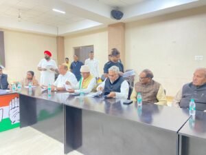 रायपुर में कांग्रेस की रणनीतिक बैठक, सचिन पायलट की मौजूदगी में वरिष्ठ नेताओं का मंथन