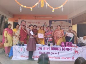 परियोजना उतई में राष्ट्रीय बालिका दिवस सह महिला जागृति शिविर का आयोजन