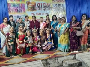 26 जनवरी गणतंत्र दिवस झंडा फहराने के पश्चात सभी प्रांतीय महिलाओं द्वारा पाक उत्सव (food festival) का आयोजन