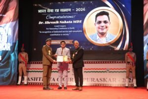 दुर्ग के डॉक्टर श्रेणिक नाहटा “भारत सेवा रत्न सम्मान” से सम्मानित