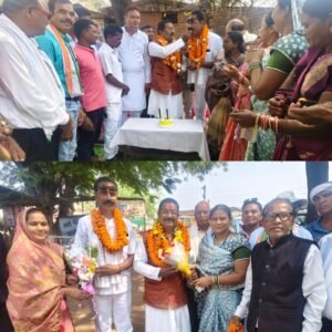 जनस्नेह के बीच मना खुज्जी विधायक भोलाराम साहू का जन्मदिन