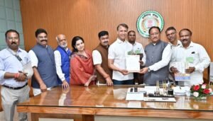 भिलाई में आयोजित होने वाले स्वदेशी मेले के लिए प्रतिनिधिमंडल ने मुख्यमंत्री विष्णु देव साय को दिया मुख्य अतिथि बनने का निमंत्रण