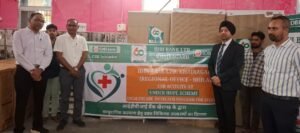 सिविल अस्पताल खैरागढ़ को मिली चिकित्सकीय सामग्री