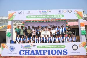 हॉकी मध्यप्रदेश ने मेजबान छत्तीसगढ़ को 5-1 गोल से हराकर जीती अस्मिता वेस्ट जोन हाॅकी लीग सब जूनियर बालिका वर्ग का खिताब अपने नाम किया।