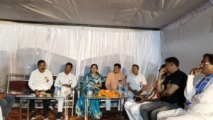 अंबेडकर जयंती पर कांग्रेसजनों ने किया माल्यार्पण, संविधान के मूल्यों को अपनाने का लिया संकल्प