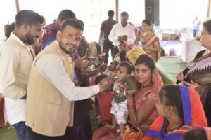 सिरसा ग्राम पंचायत में परियोजना स्तरीय पोषण पखवाड़ा का आयोजन सम्पन्न