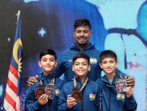 छत्तीसगढ़ राज्य के भिलाई के बच्चों ने विदेश में लहराया अपने देश का परचम