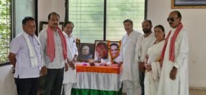 झीरम घाटी के शहीदों को दुर्ग में कांग्रेस ने दी श्रद्धांजलि