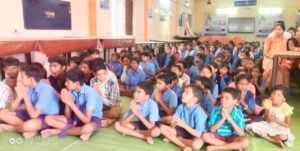 सोमनी शासकीय स्कूल में हर्षोल्लास से मना प्रवेशोत्सव, नवप्रवेशी बच्चों का तिलक लगाकर स्वागत