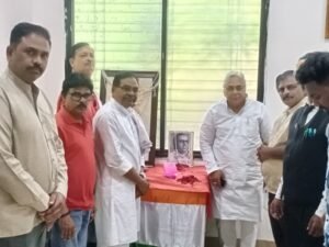 संजय गांधी की 46वीं पुण्यतिथि पर अरुण वोरा ने दी श्रद्धांजलि