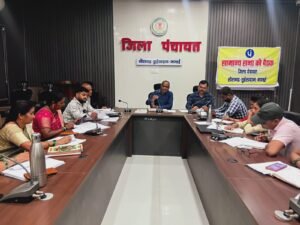 सीईओ जिला पंचायत ने ली एनआरएलएम योजना की समीक्षा बैठक