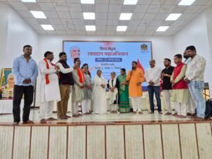 गुरु रविदास जयंती वर्ष पर भाजपा पश्चिम मंडल का समरसता संकल्प अभियान, संतों एवं धर्मगुरुओं का किया सम्मान
