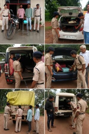 अगस्त माह में MV Act के तहत व्यापक कार्रवाई 444 प्रकरण दर्ज